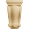 Ekena Millwork 7 1/2"W x 4 1/2"D x 14"H Cole Pilaster Wood Corbel, Alder CORW07X04X14COAL - alternate 4